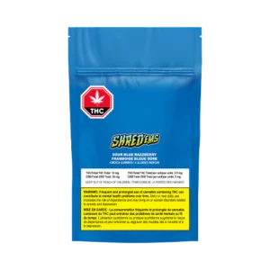 SHRED'EMS Sour Blue Razzberry Soft Chews